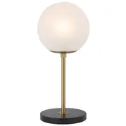 Oliana 25 Table Lamp Antique Gold Alabaster | Telbix Lighting
