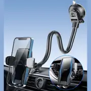 APPS2Car Phone Holder for Car Windshield/Dashboard/Window, Cell Phone Mount for Car Truck, Compatible with iPhone, Samsung, Google, LG and More