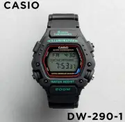 Casio DW290-1 Men's Digital Sports Watch - Waterproof, Stopwatch, Alarm, Durable