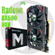 New Video Card RX580 8GB Gaming Graphics Card GPU for Desktop Computer in Brazil