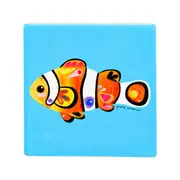 Maxwell & Williams Pete Cromer Ozzie Ocean Ceramic Square Coaster - Clown Fish