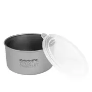 Evernew Ti Storage Pot Cookware Mountain Titanium 560 ECA613 113x60mm