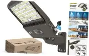 200W LED Parking Lot Light 180W 150W Tunable, 200W-180W-150W Switchable