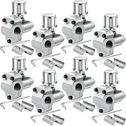 Trounistro 8 Pack BPV-31 Bullet Piercing Valve Line Tap Valve Kits Adjustable Valve for Air Conditioners HVAC 1/4", 5/16", 3/8" Tubing