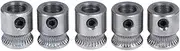 5PCS Extruder Steel Drive Gear Pulley MK8 Drive Gear for 1.75MM Plastic Filament for Makerbot 3D