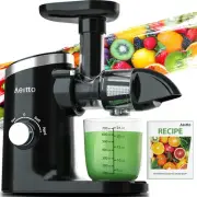 Aeitto Juicer Machines, Cold Press Juicer with Soft & Hard Modes, Quiet Motor...