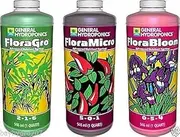 General Hydroponics GH Flora Series 32oz Quarts Trio FloraMicro FloraGrow FloraBloom