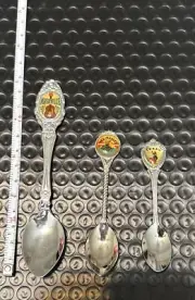 Lot Of 3 Collectible Mini Spoons Nashville, Memphis And Texas