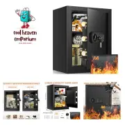 2.4 Cubic Large Fireproof Safe Box with Fireproof Document Bag, Personal Secu...