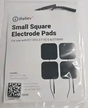 Electrode Pads Small 2" Square FOR iReliev ET-8080 TENS + EMS DEVICE not Include