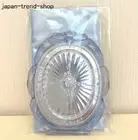 JILL STUART Compact Mirror II Standing Oval Makeup Mirror Blue & Pouch Limited