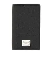 Dolce Gabbana Branded Tag Bifold Card Holder One size Black