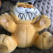 NEW 1981 " GARFIELD CLING PLUSH " Stuck on You, Original DAKIN Tag Make My Day