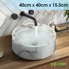 Vanity Bathroom Basin Ceramic Basin Sink Above Countertop Hand Washing Bowl