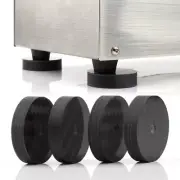 4pcs Carbon Fibre HIFI Speaker Amp Shock Absorber Pads Anti-slip Isolation Feet