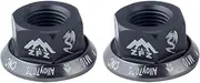Perfeclan Lightweight Track Nuts Bicycle Wheel Axle Vintage M10 Bike Wheel Nut, Titanium