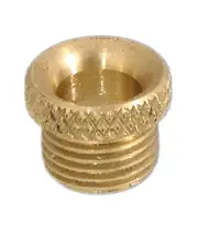 B&P Lamp® 1/8M Brass Cord Bushing