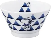Peanuts SNZ105-351 Snoopy Rice Bowl, 4.7 inches (12 cm), Adooa, Mountain Climbing, Blue