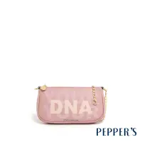 在飛比找Yahoo奇摩購物中心優惠-PEPPER S DNA 超纖素皮革手拿包 - 玫瑰粉/摩卡