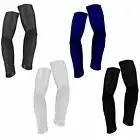 Arm Sleeve Compression Elbow Support Black White Navy Basketball Golf Size S-2Xl