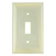 SUNLITE 1 Gang Toggle Plate Ivory Color E101I