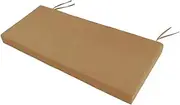 STARTIST Bench Cushion Porch Swing Seat Modern Rectangle Loveseat Cushion Bench Pad for Garden Patio Chair Loveseat Settee Lounge Sofa, Light Brown
