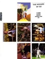 THE WIZARD OF OZ CUSTOM TRADING CARD 6 CARDS SET