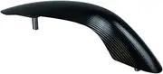 Pexorin CNC Aluminum Front Fender Mudguard Nose Beak, for Vespa, GTS GTV 250 300 Motorcycle Mudguard(Black)