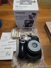 New In Package Polaroid PIC-300 Instant Print Film Camera Black Wow!!
