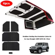 For 2007-10 Jeep Wrangler JK 4-Door Sound Hardtop Headliner Roof Insulation Kits