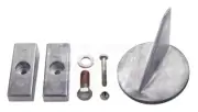 Mercury 135-150-175-200-225-250 Trim Tab Zinc 31640 + Rectangular Anode 826134Q