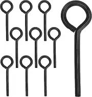 5/32 Inch Allen Wrench Keychain Standard Hex Dogging Key With Full Loop 10 Pack