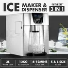 Commercial Ice Maker Portable Cube Machine Auto Snow Home Business