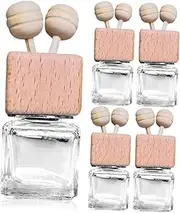 FOYTOKI 5Pcs Small air Outlet Wood Perfume Bottle Household Products Accessories Auto Accessories car Diffuser Daily use Scent Diffuser Reusable Perfume Diffuser