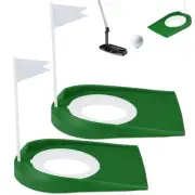 Putting Green Indoor Set Pack Golf Putting Cup with Flag Golf Putting 2