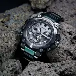 【CASIO 卡西歐】G-SHOCK 電波 藍牙 太陽能電力 雙重核心防護 黑綠(MTG-B3000BD-1A2)