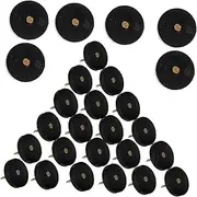 SHINEOFI 50pcs Brooch Rubber Base Decorative Pins Enamel Pin Clutch Pin Keeper Blank Pins Replaceable Pin Replacement Pin Backs Pin Safety Backs Multipurpose Pin Back Plastic Major Backrest