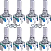 8pcs 20 Detents Points 360 Degree Rotary Encoder Switch,Shaft Diameter 6 mm