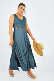 My Faithful Maxi Singlet Dress--BOHO-686
