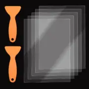 0.1mm FEP Film for DLP 3D Printers LCD SLA Resin 2 Pieces Spatulas