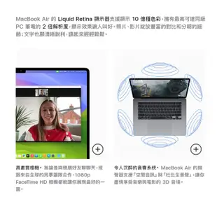 APPLE MacBook Air M3晶片 13吋筆電 16G 512G【預購】