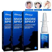 3Pcs Anti Snoring Spray Stop Snore Throat Relief Sleeping Sneezing Breath Liquid New