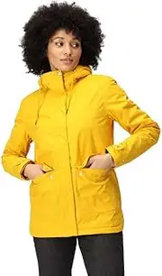 [REGATTA] Womens/Ladies Broadia Waterproof Jacket (UK Size: 8 UK) (Sunset/Light Vanilla)