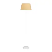 Jaxon 1 Light Floor Lamp White & Wheat - JAXON FL-WHWT