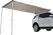 Car Side Awning Rooftop Tent Waterproof Auto Canopy Camper Trailer Tent Car Sunshelter Car Account Outdoor Camping Camping Car Tail Account, Khaki