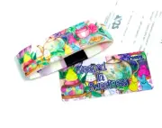 ZOX *STEEPED IN SWEETNESS* Silver Strap Medium EASTER PEEPS NIP Wristband w/Card