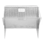 Folding Charcoal BBQ Grill Stainless Steel Mini Detachable Portable IS