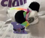 Claire’s Rainbow Plush Panda Pencil Bag Case Hologram Bracelet Jewelry Lot Bts
