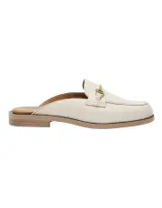 [Sandler] Lena Flat Leather Shoes in Ivory
