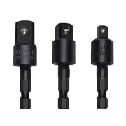 1/4 inch, 3/8 inch, 1/2 inch Hex Shank Socket Adapter for automotive repair